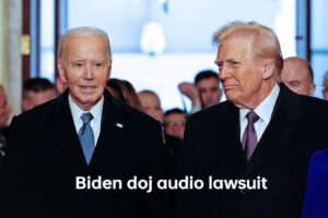 Biden doj audio lawsuit His Own to Desperately Silence the Audio That Could Devastate his Legacy Forever>3