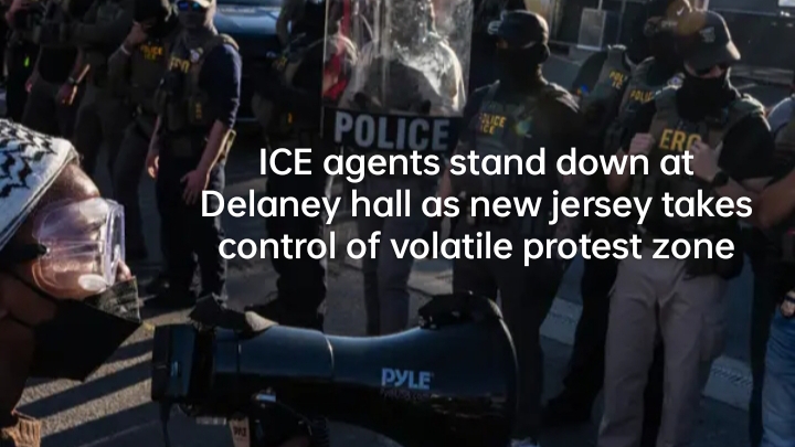ICE Agents Stand Down at Delaney Hall as New Jersey Takes Control of Volatile Protest Zone