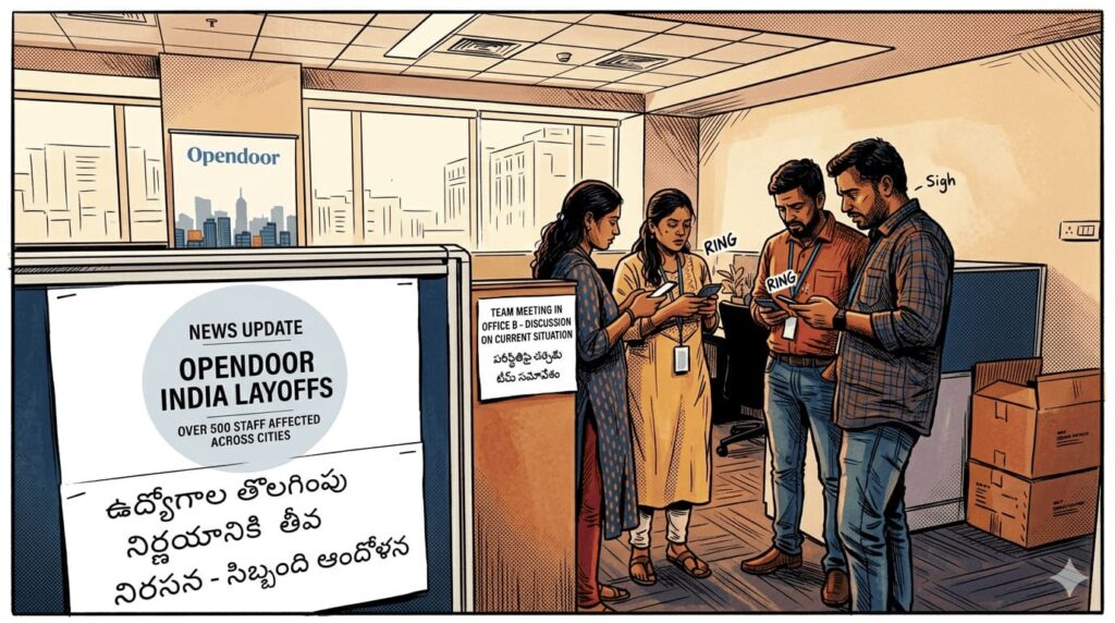 opendoor layoff;s india